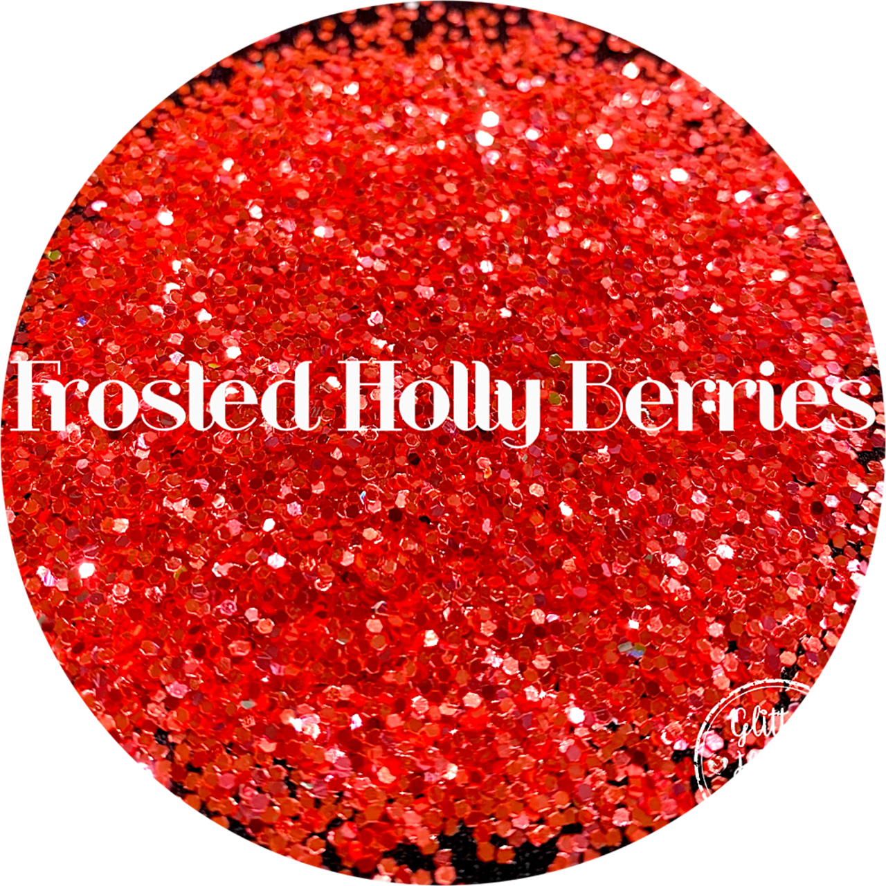 Polyester Glitter - Frosted Holly Berries by Glitter Heart Co.™